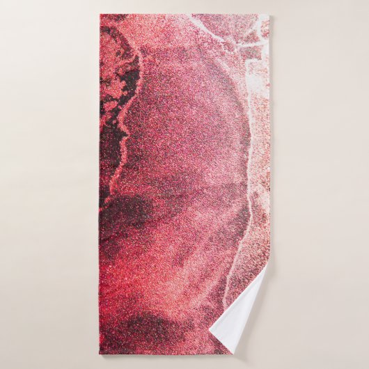Abstracte achtergrondverlichting voor alcoholinkt badhanddoek (Badhanddoek)