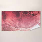 Abstracte achtergrondverlichting voor alcoholinkt badhanddoek (Badhanddoek)