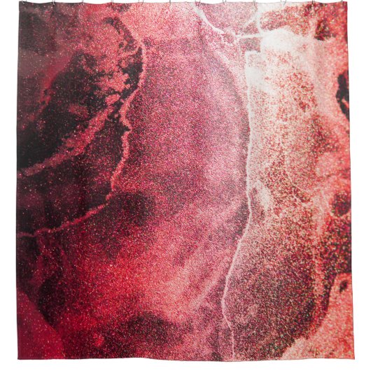 Abstracte achtergrondverlichting voor alcoholinkt douchegordijn (Voorkant)