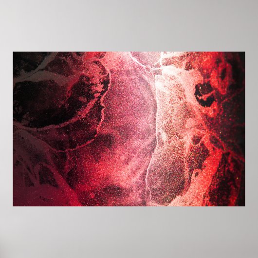 Abstracte achtergrondverlichting voor alcoholinkt poster (Voorkant)