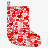 Abstracte achtergrondversiering kleine kerstsok (Voorkant)