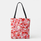 Abstracte achtergrondversiering tote bag (Achterkant)