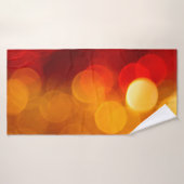 Abstracte achtergrondvervaging badhanddoek (Badhanddoek)