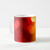 Abstracte achtergrondvervaging koffiemok (Voorkant links)