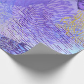 Abstracte achtergrondwaterverf cadeaupapier (Hoek)