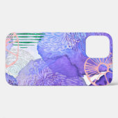 Abstracte achtergrondwaterverf Case-Mate iPhone case (Achterkant (horizontaal))