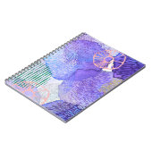 Abstracte achtergrondwaterverf notitieboek (Linkerzijde)