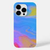 Abstracte acrylstroom - zomerpauzes Case-Mate iPhone case (Achterkant)