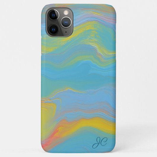 Abstracte acrylstroom - zomerpauzes Case-Mate iPhone case (Achterkant)