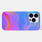 Abstracte acrylstroom - zomerpauzes Case-Mate iPhone case (Achterkant (horizontaal))