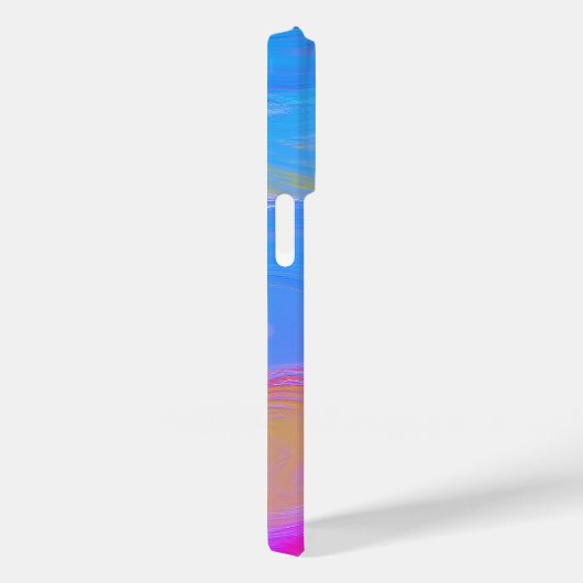 Abstracte acrylstroom - zomerpauzes Case-Mate iPhone case (Achterkant / Rechts)