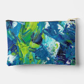 Abstracte acrylverf in blauw etui (Achterkant)