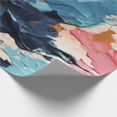 Abstracte acrylverf splash cadeaupapier (Hoek)