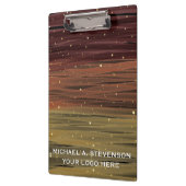 Abstracte acrylverflagen Gepersonaliseerd Klembord (Links)