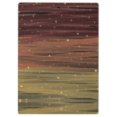 Abstracte acrylverflagen Gepersonaliseerd Klembord (Achterkant)