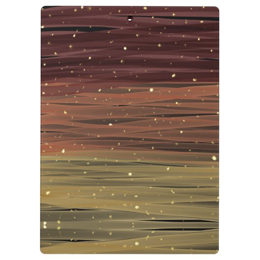 Abstracte acrylverflagen Gepersonaliseerd Klembord (Achterkant)