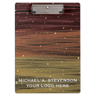 Abstracte acrylverflagen Gepersonaliseerd Klembord