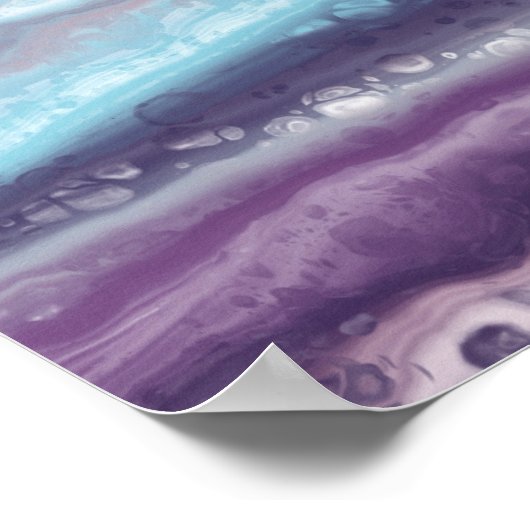 Abstracte acrylwand poster (Hoek)