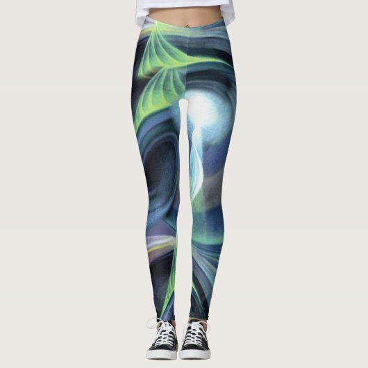 Abstracte activering leggings (Voorkant)