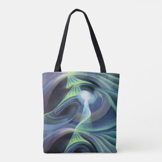 Abstracte activering tote bag (Achterkant)