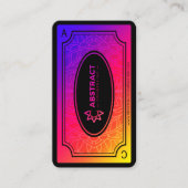 abstracte adviesverlening helder visitekaartje (Voorkant)