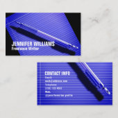 Abstracte afbeelding schrijfstijl visitekaartje (Voorkant / Achterkant)