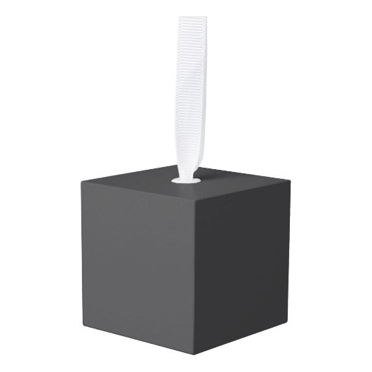 Abstracte afbeelding van een grote donkergrijze re decoratie (Voorkant hoekig)