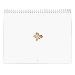 Abstracte afbeelding van een tak met lichtbeige kalender