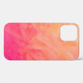 Abstracte afbeelding van het roze, gele bristle vi Case-Mate iPhone case (Achterkant (horizontaal))