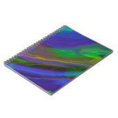 Abstracte afbeelding van marmer Kleurrijk geluid Notitieboek (Linkerzijde)