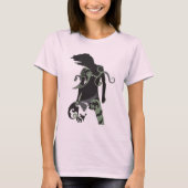 Abstracte afbeelding vrouw t-shirt (Voorkant)