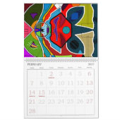 Abstracte Afbeeldingen Agenda Kalender (Feb 2027)
