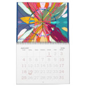 Abstracte Afbeeldingen Agenda Kalender (Jan 2026)