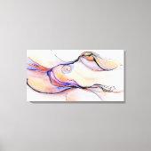 Abstracte Afbeeldingen: Amorphous Pleasure Canvas Afdruk (Voorkant)