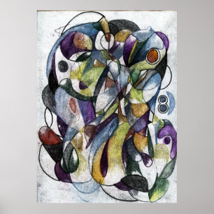 Abstracte Afbeeldingen: Gedistilleerde term Poster