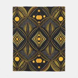 Abstracte afdruk fleece deken