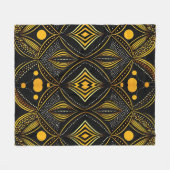 Abstracte afdruk fleece deken (Voorkant (Horizontaal))