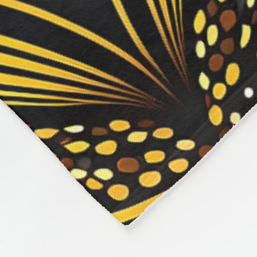 Abstracte afdruk fleece deken (Hoek)