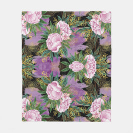 Abstracte afdruk fleece deken