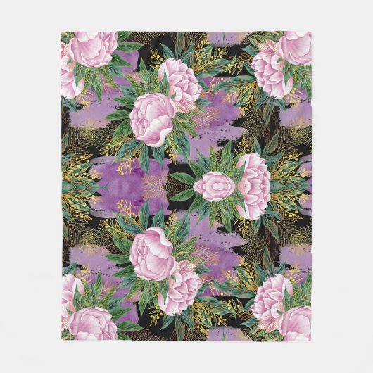 Abstracte afdruk fleece deken (Voorkant)