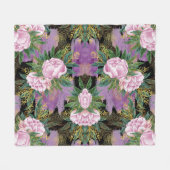 Abstracte afdruk fleece deken (Voorkant (Horizontaal))