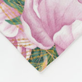 Abstracte afdruk fleece deken (Hoek)