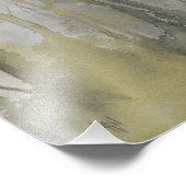 Abstracte afdruk van Amber Wilds-Waterverf (Hoek)