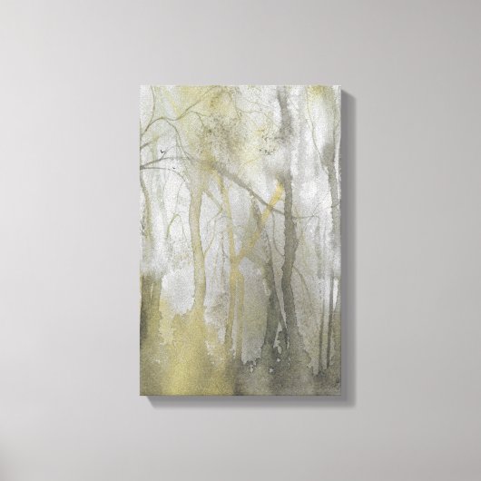 Abstracte afdruk van Amber Wilds-Waterverf Canvas Afdruk (Voorkant)