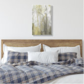 Abstracte afdruk van Amber Wilds-Waterverf Canvas Afdruk (Insitu (Slaapkamer))