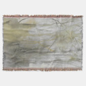 Abstracte afdruk van Amber Wilds-Waterverf Deken (Voorkant)