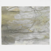 Abstracte afdruk van Amber Wilds-Waterverf Fleece Deken (Voorkant (Horizontaal))