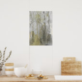 Abstracte afdruk van Amber Wilds-Waterverf Poster (Keuken)