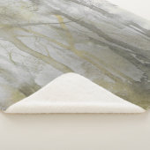 Abstracte afdruk van Amber Wilds-Waterverf Sherpa Deken (3/4)