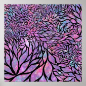 Abstracte afdruk van het afdruk van het afdrukcanv poster (Voorkant)